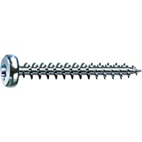 SPAX T-STAR plus- Tornillo universal 3-5 x 12 mm- 200 Unidades- Cabeza redonda- rosca completa- galvanizado claro- 4CUT…
